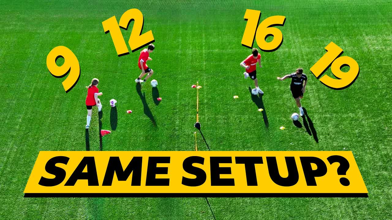 How To Coach Different Ages With One Drill Setup