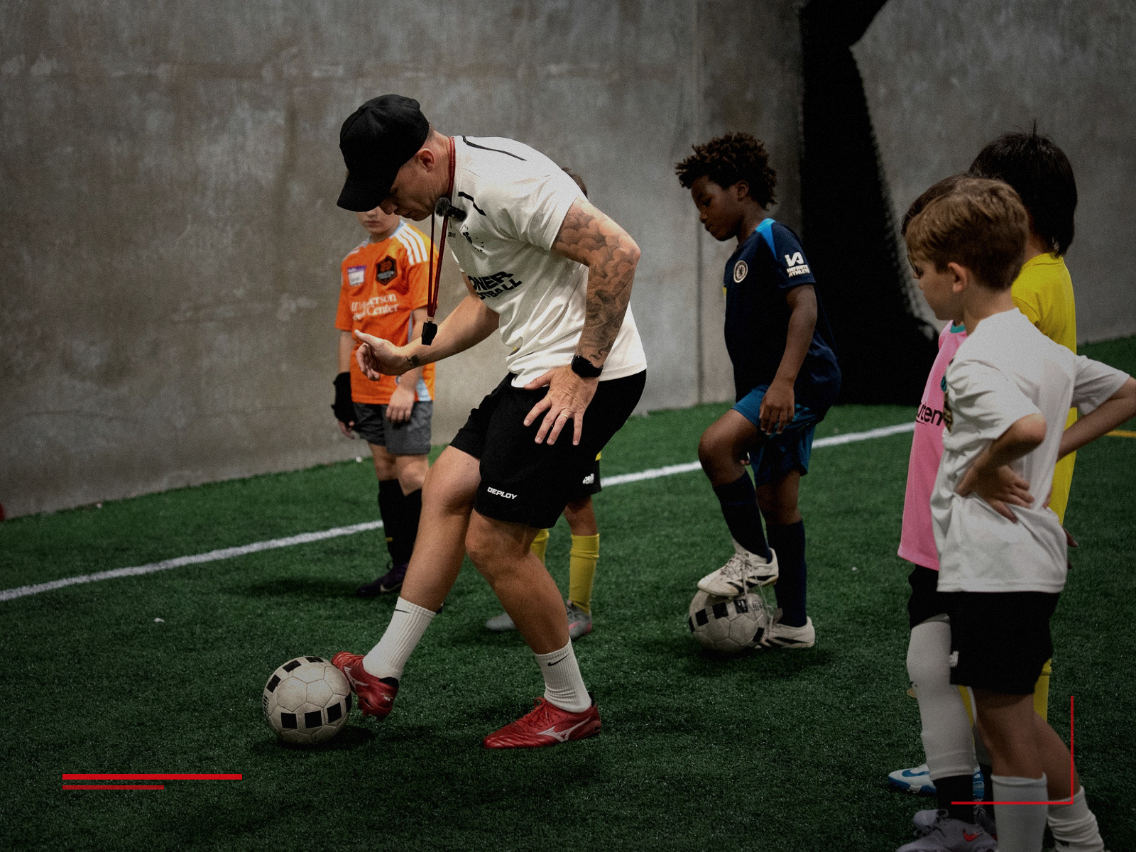 Joner Football indoor training detail