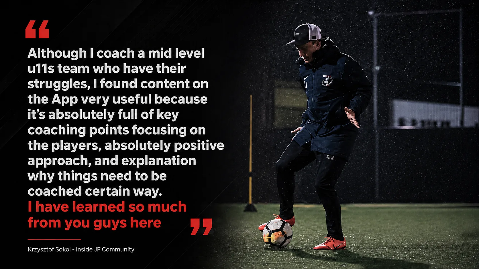 Coach testimonial: real coach feedback on the Joner Football Coaches Only Max Plan
